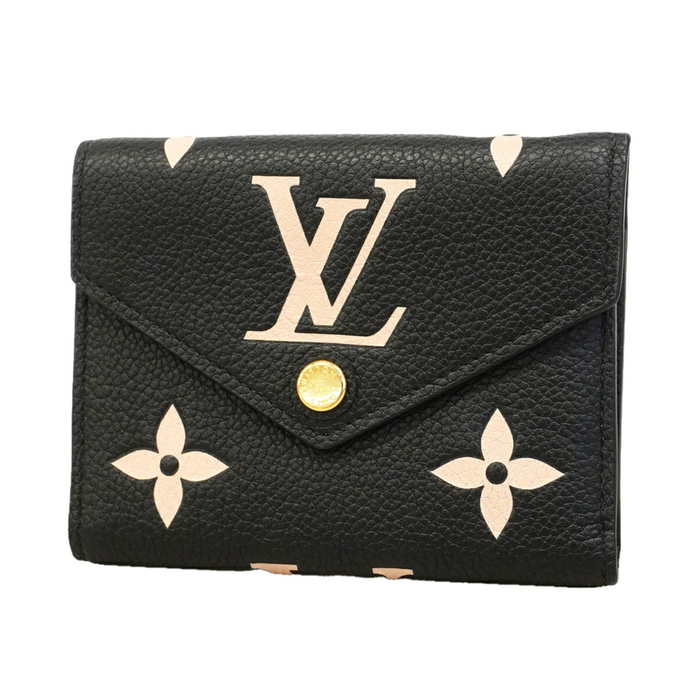 Louis Vuitton Tri-fold Wallet, Monogram Empreinte Bicolor Portefeuille Victor...